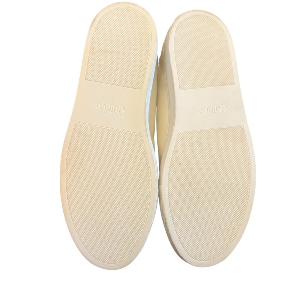 Quince Leather Everyday Sneakers White Lace Up Sz 10.5 - Picture 3 of 6